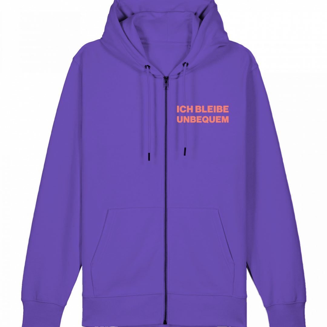 UNBEQUEM Zip Hoodie Purple Love
