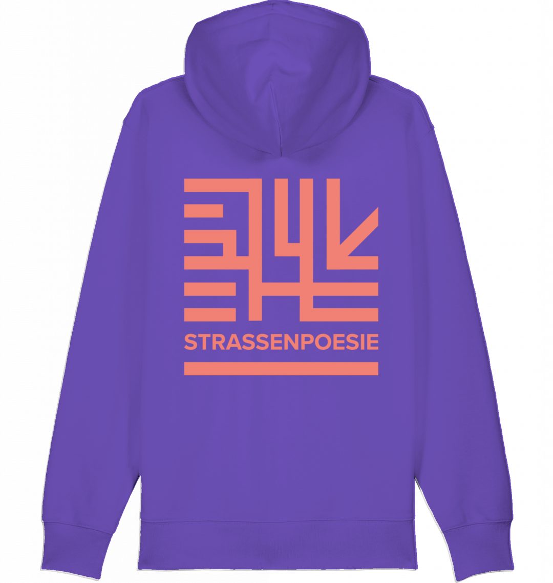 UNBEQUEM Zip Hoodie Purple Love – Bild 2